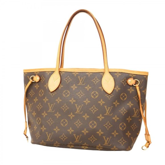 LOUIS VUITTON Brown Monogram Neverfull PM Tote Bag - Picture 1 of 11